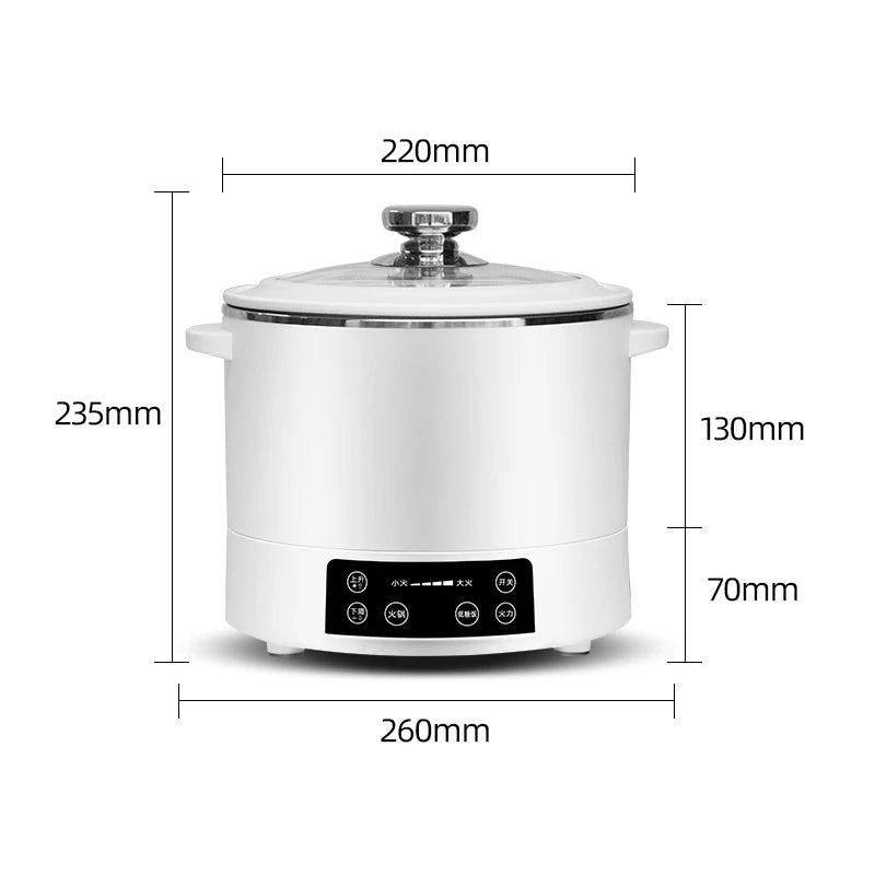 3L Lifting Electric Hot Pot Multi-purpose Cooking Pot Health Rice Cooker Rice Soup Separation Automatic Cooking All-in-one Pot