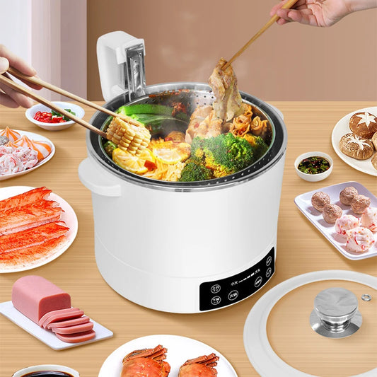 3L Lifting Electric Hot Pot Multi-purpose Cooking Pot Health Rice Cooker Rice Soup Separation Automatic Cooking All-in-one Pot