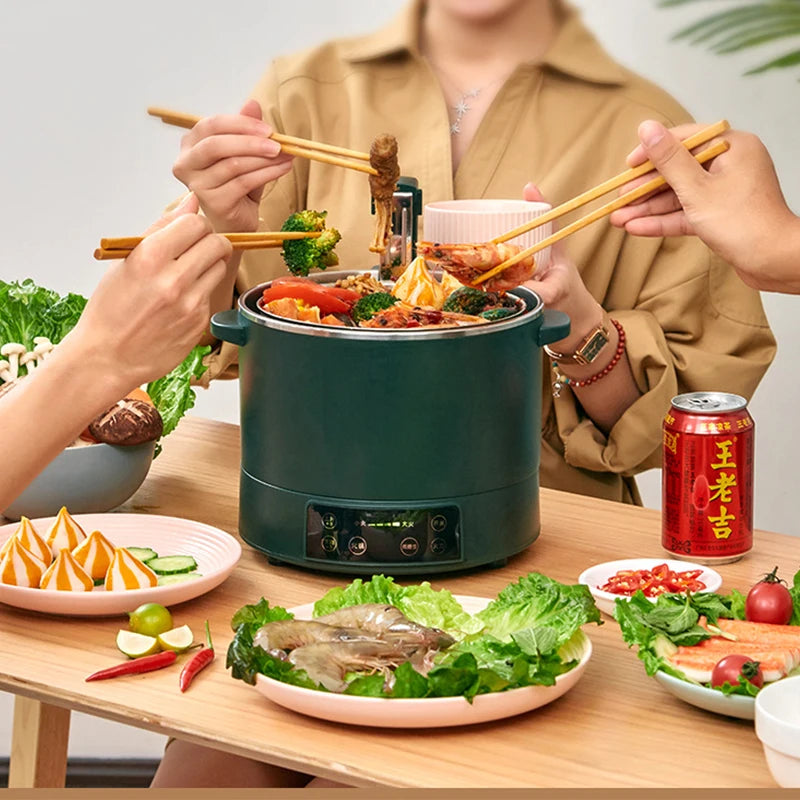 3L Lifting Electric Hot Pot Multi-purpose Cooking Pot Health Rice Cooker Rice Soup Separation Automatic Cooking All-in-one Pot