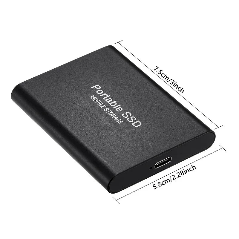 2024 New High-speed External Hard Drive SSD 2.5 Inch Portable 500GB/2TB/4TB/6TB/16TB/26TB/30TB/64TB/128TB