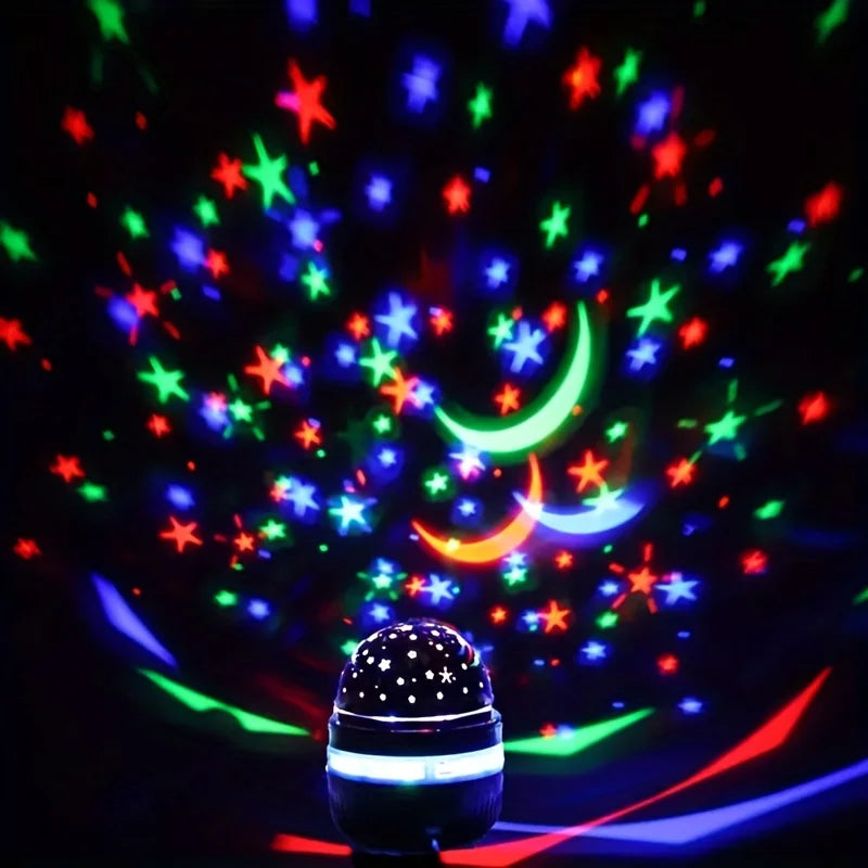 1PC Star Projector Lamp Usb Powered Colorful