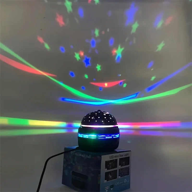 1PC Star Projector Lamp Usb Powered Colorful