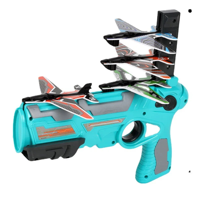 Children's Toys Airplane Launcher Children's Fun Foam Airplane Outdoor