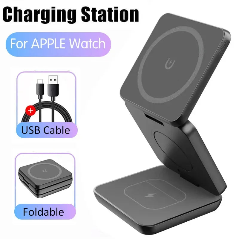 30W 3 in 1 Foldable Magnetic Wireless Charger