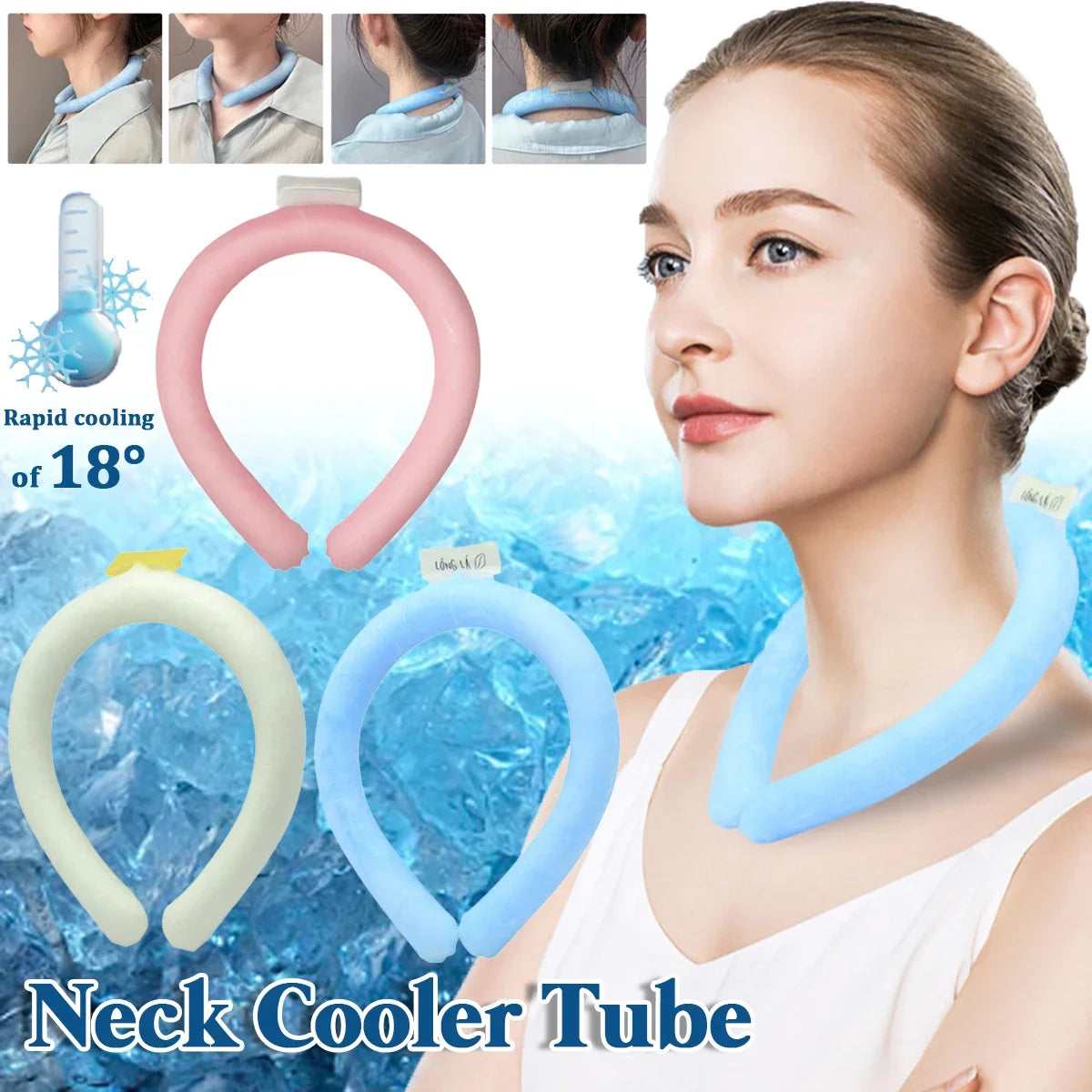 Summer -  Cooler Rings Wearable Neck Cooling Ring