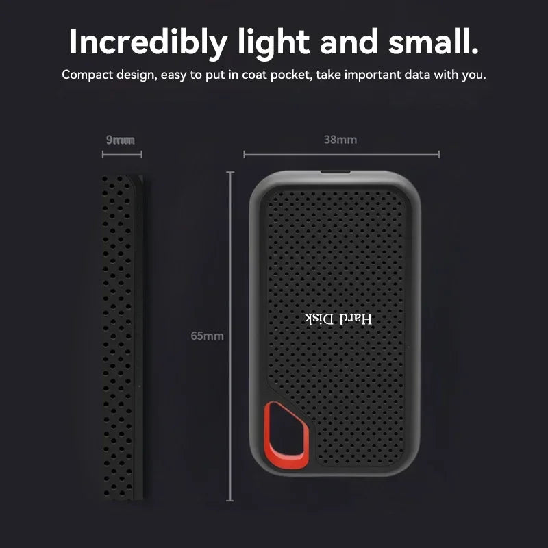 Hard Disk for Xiaomi Mobile SSD 2TB up to 256TB high-capacity solid disk 64TB USB 3.1 HD External Hard Drive for Notebook/PC/MAC