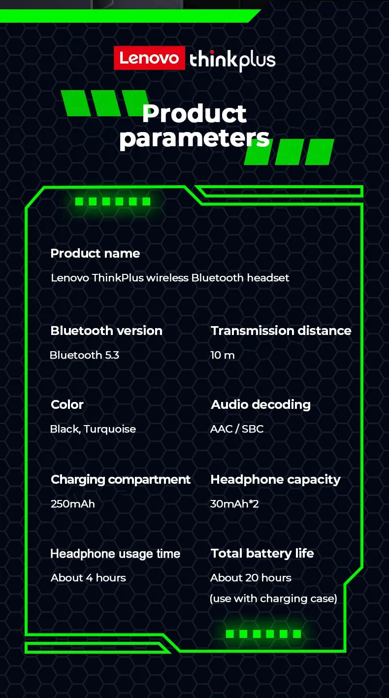 Lenovo XT81 Bluetooth Earphone Wireless Headphone Gamer Headset Waterproof Tws Noise Cancelling With Microphone Sport Earbuds