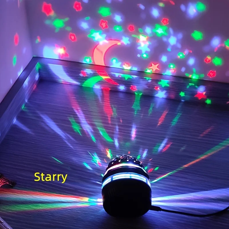 1PC Star Projector Lamp Usb Powered Colorful