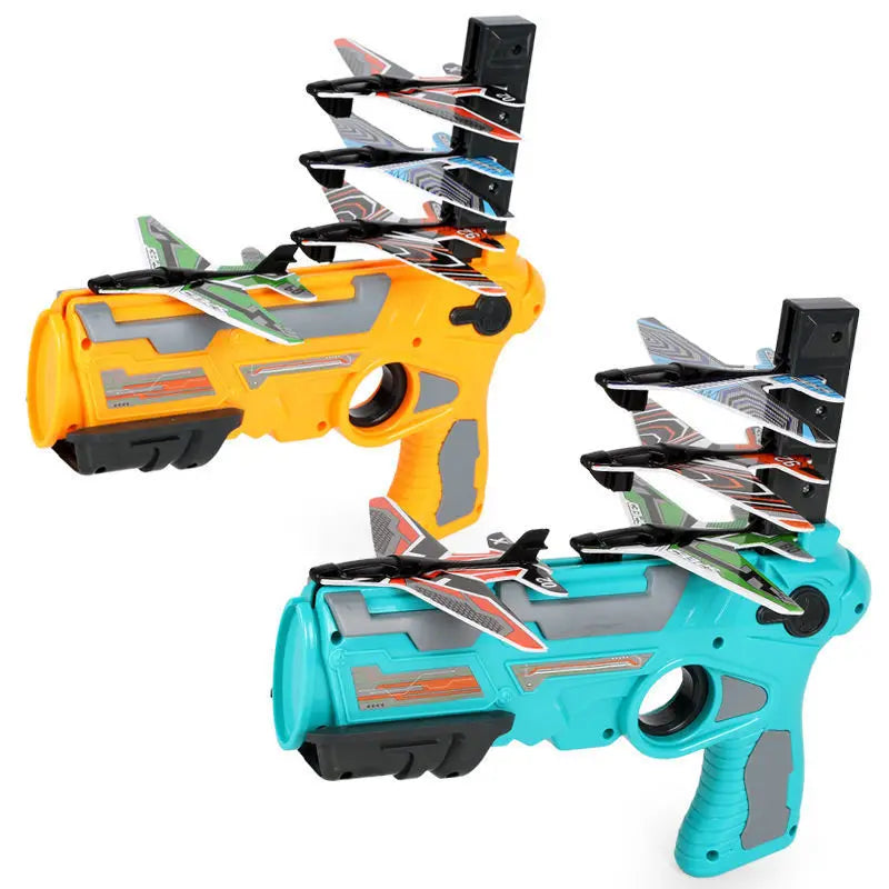 Children's Toys Airplane Launcher Children's Fun Foam Airplane Outdoor