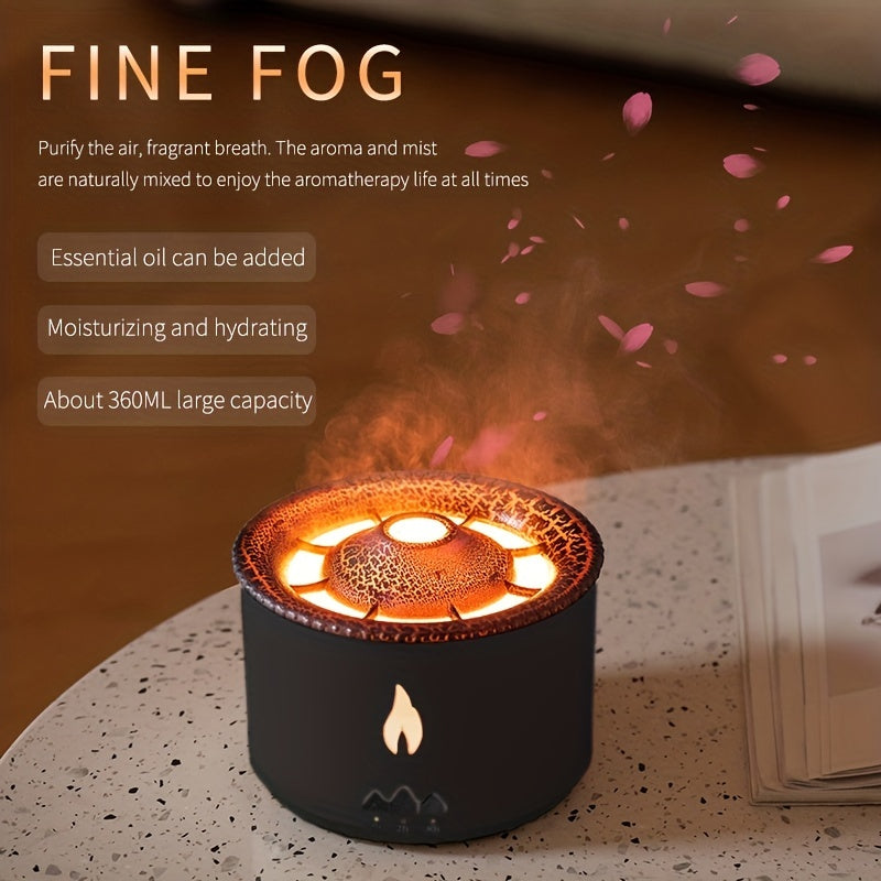 REUP Volcanic Flame Aroma Diffuser Essential Oil